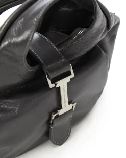 Women Iceberg Alias Leather Handbag With Logo Monogram