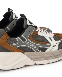 Iceberg Athletics-inspired Sneakers With EVA Rubber Sole