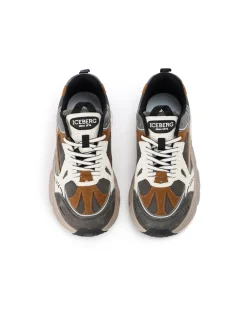 Iceberg Athletics-inspired Sneakers With EVA Rubber Sole