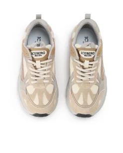 Iceberg Athletics-inspired Sneakers With EVA Rubber Sole
