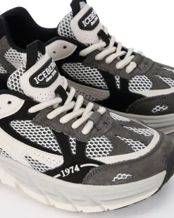 Iceberg Athletics-inspired Sneakers With EVA Rubber Sole