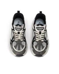 Iceberg Athletics-inspired Sneakers With EVA Rubber Sole