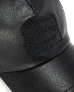 Women Iceberg Baseball Cap In Imitation Leather