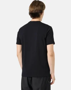 Iceberg Black Cotton Jersey T-shirt With Garfield Print And Embroidered Logo