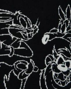 Kids/BOY Iceberg Black Crew-neck Sweater With Looney Tunes Designs