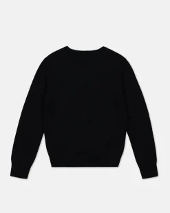 Kids/BOY Iceberg Black Crew Neck Sweater With Logo