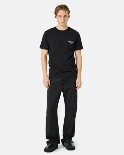 Iceberg Black Crewneck Sweatshirt With Embroidered Logo