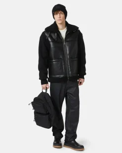 Iceberg Black Eco-sheepskin Jacket