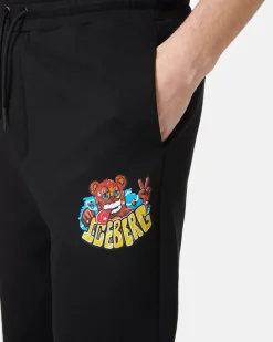 Iceberg Black Fleece Joggers