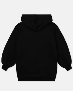 Kids Iceberg Black Hoodie With Houndstooth Pattern