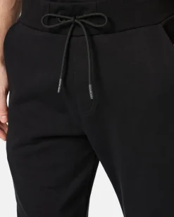 Iceberg Black Jogger Regular Fit Trousers In Fleece With Bear Print And Logo