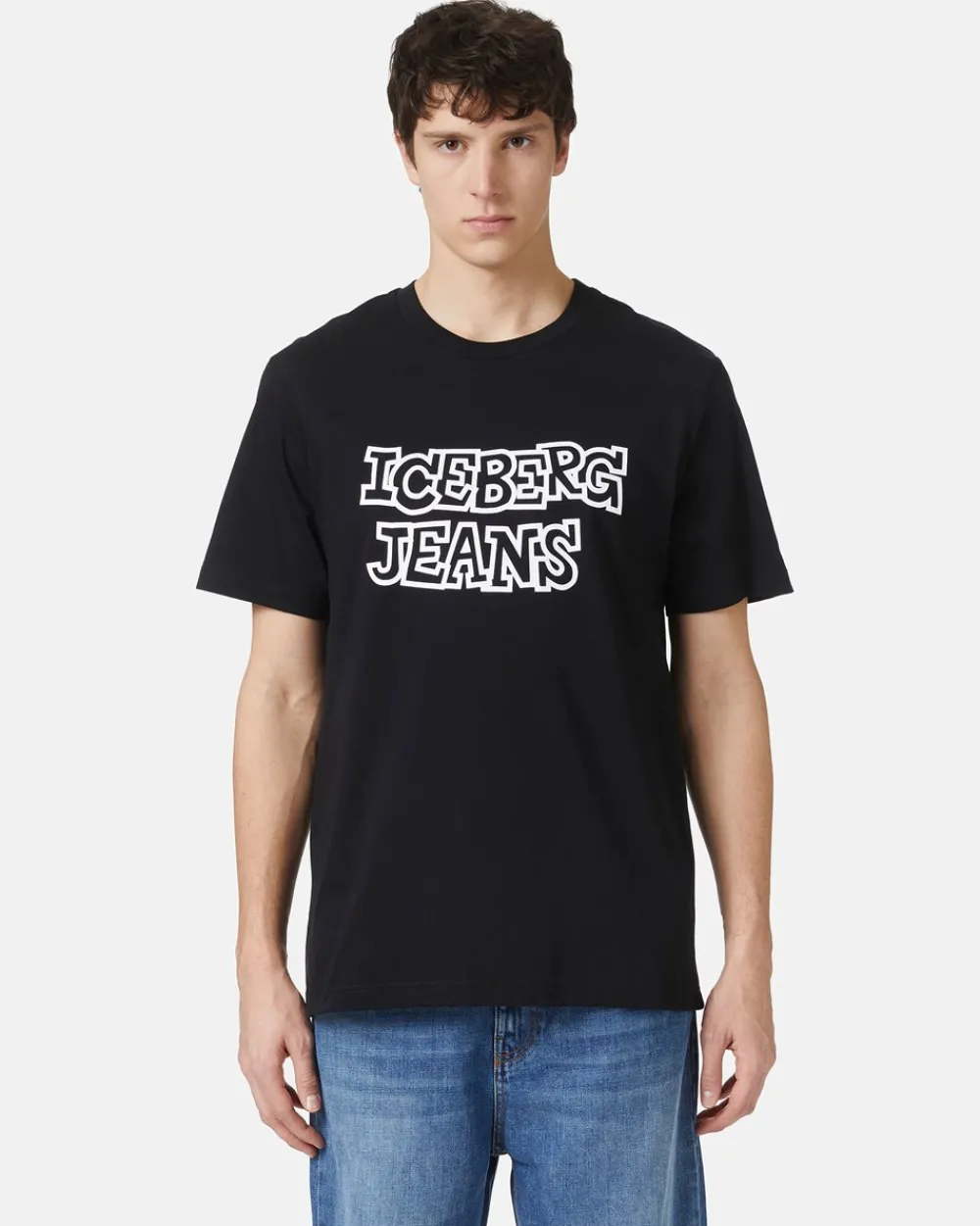 Women Iceberg Black T-shirt From The Re-Edit Collection