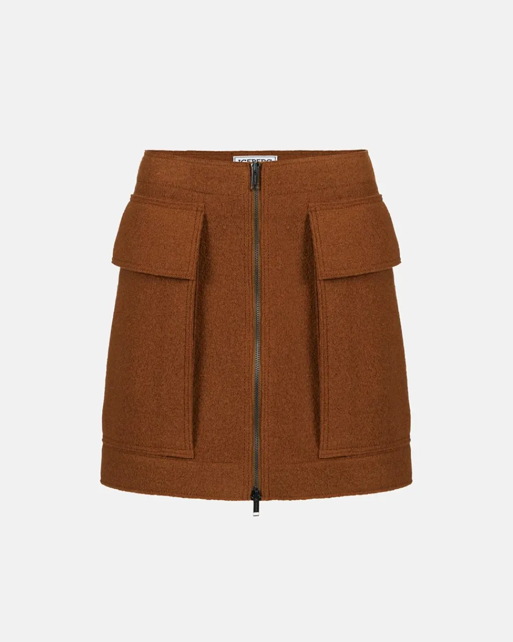 Women Iceberg Bouclé Wool Skirt