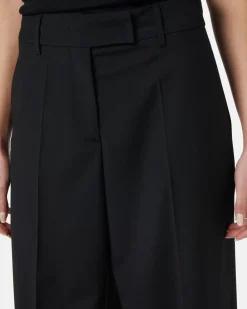 Women Iceberg Chinos Trousers In Light Wool