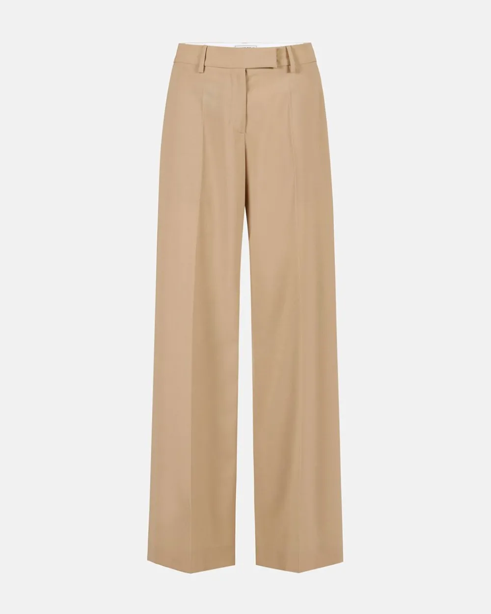 Women Iceberg Chinos Trousers In Light Wool