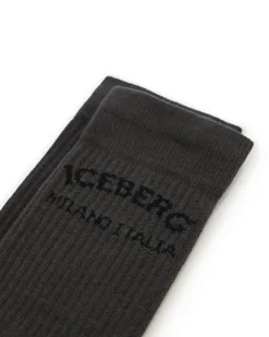 Iceberg Cotton Socks With Logo