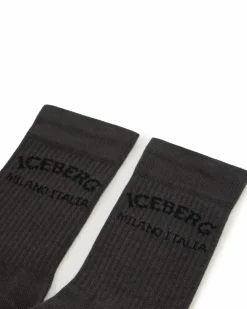 Iceberg Cotton Socks With Logo