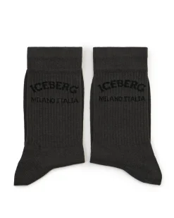 Iceberg Cotton Socks With Logo