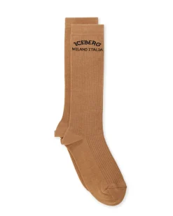 Women Iceberg Cotton Socks With Logo