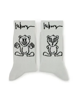 Iceberg Cotton Sock With Bear Logo And Graphics