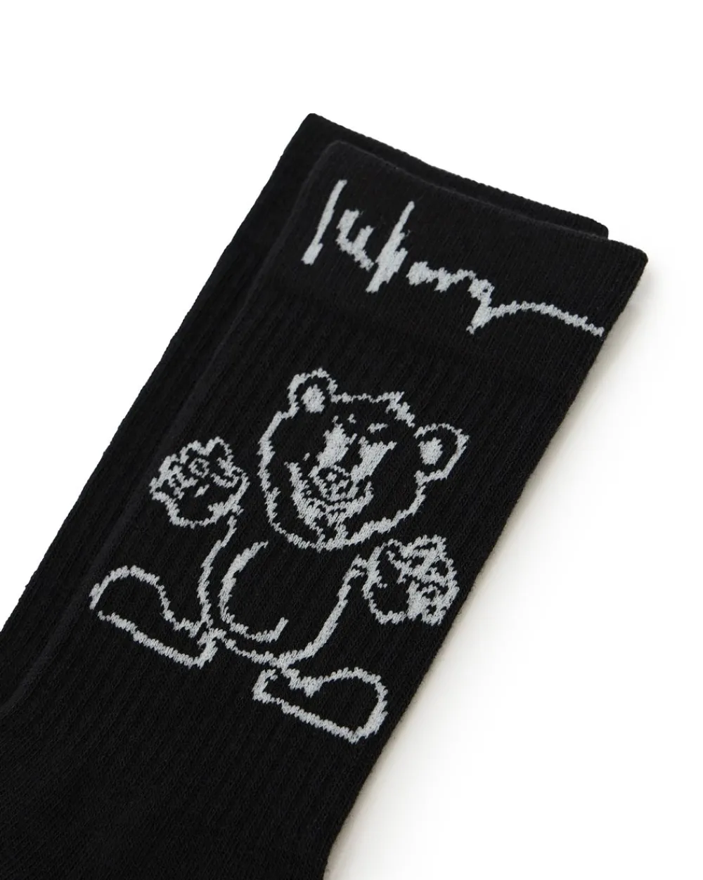 Iceberg Cotton Sock With Bear Logo And Graphics
