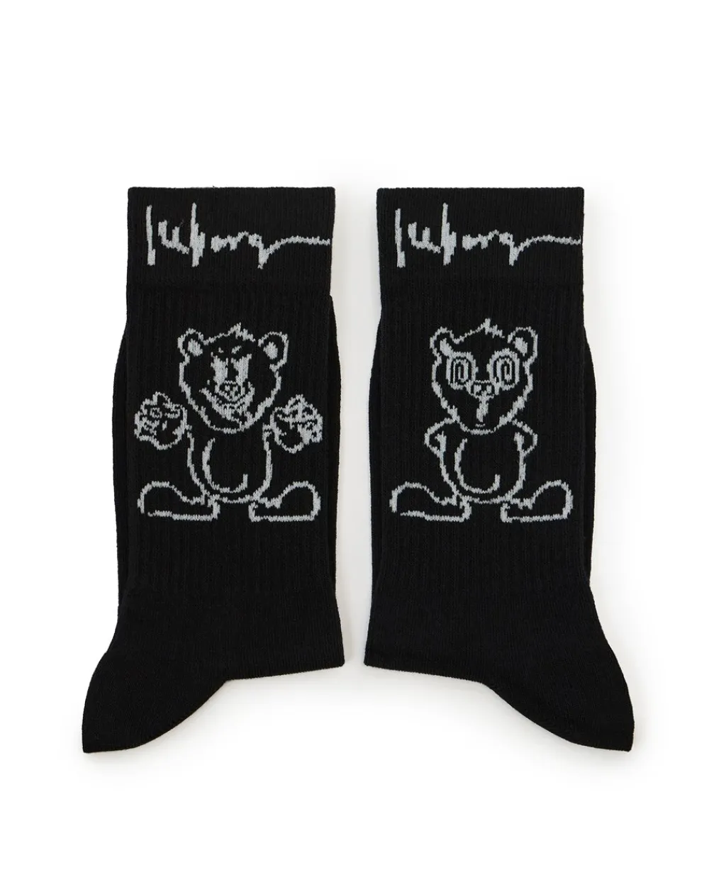 Iceberg Cotton Sock With Bear Logo And Graphics