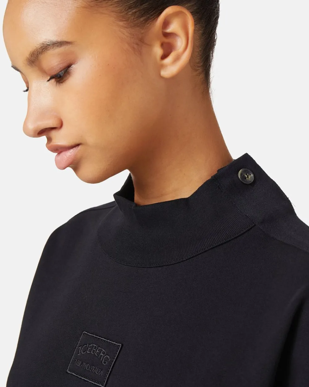 Women Iceberg Cotton Sweatshirt With Logo