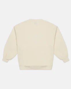 Kids Iceberg Cream-colored Crewneck Sweatshirt With Logo