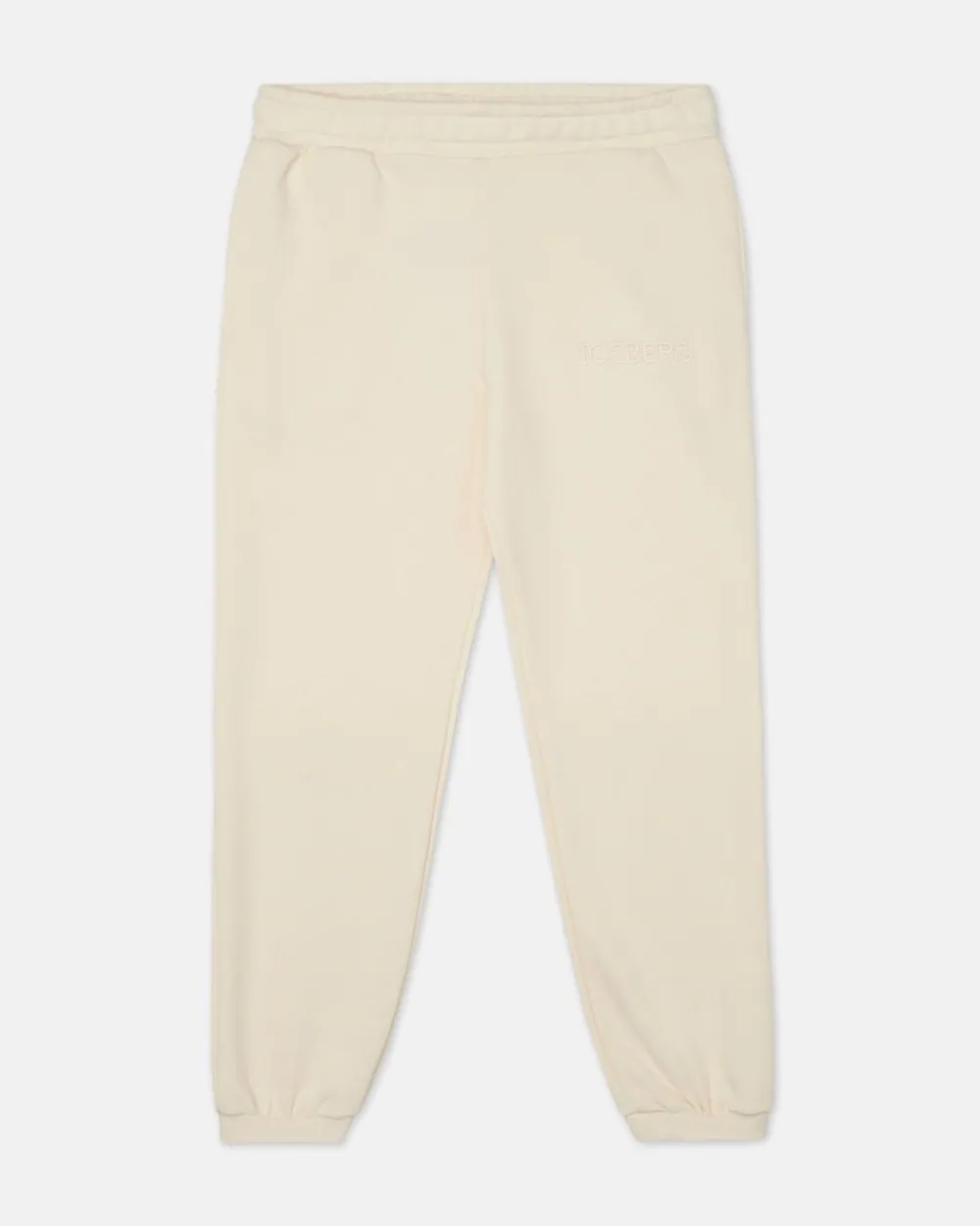 Kids Iceberg Cream-colored Sweatpants With Joggers