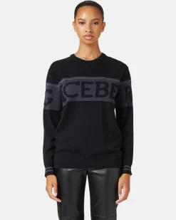 Women Iceberg Crew-neck Sweater In Merino Wool