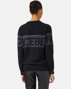 Women Iceberg Crew-neck Sweater In Merino Wool