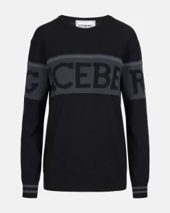 Women Iceberg Crew-neck Sweater In Merino Wool