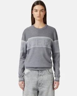 Women Iceberg Crew-neck Sweater In Merino Wool