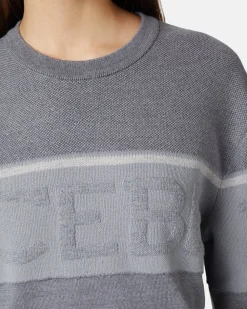 Women Iceberg Crew-neck Sweater In Merino Wool