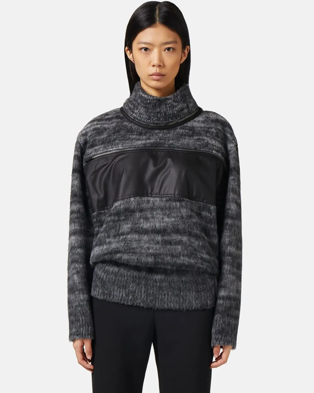 Women Iceberg Crew-neck Sweater In Shaved Wool Blend