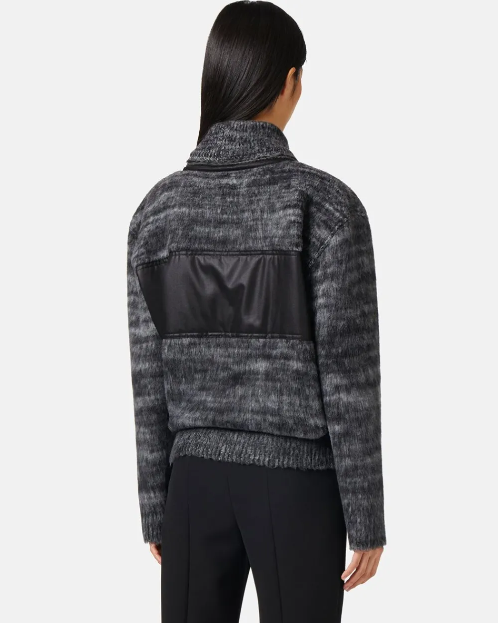 Women Iceberg Crew-neck Sweater In Shaved Wool Blend