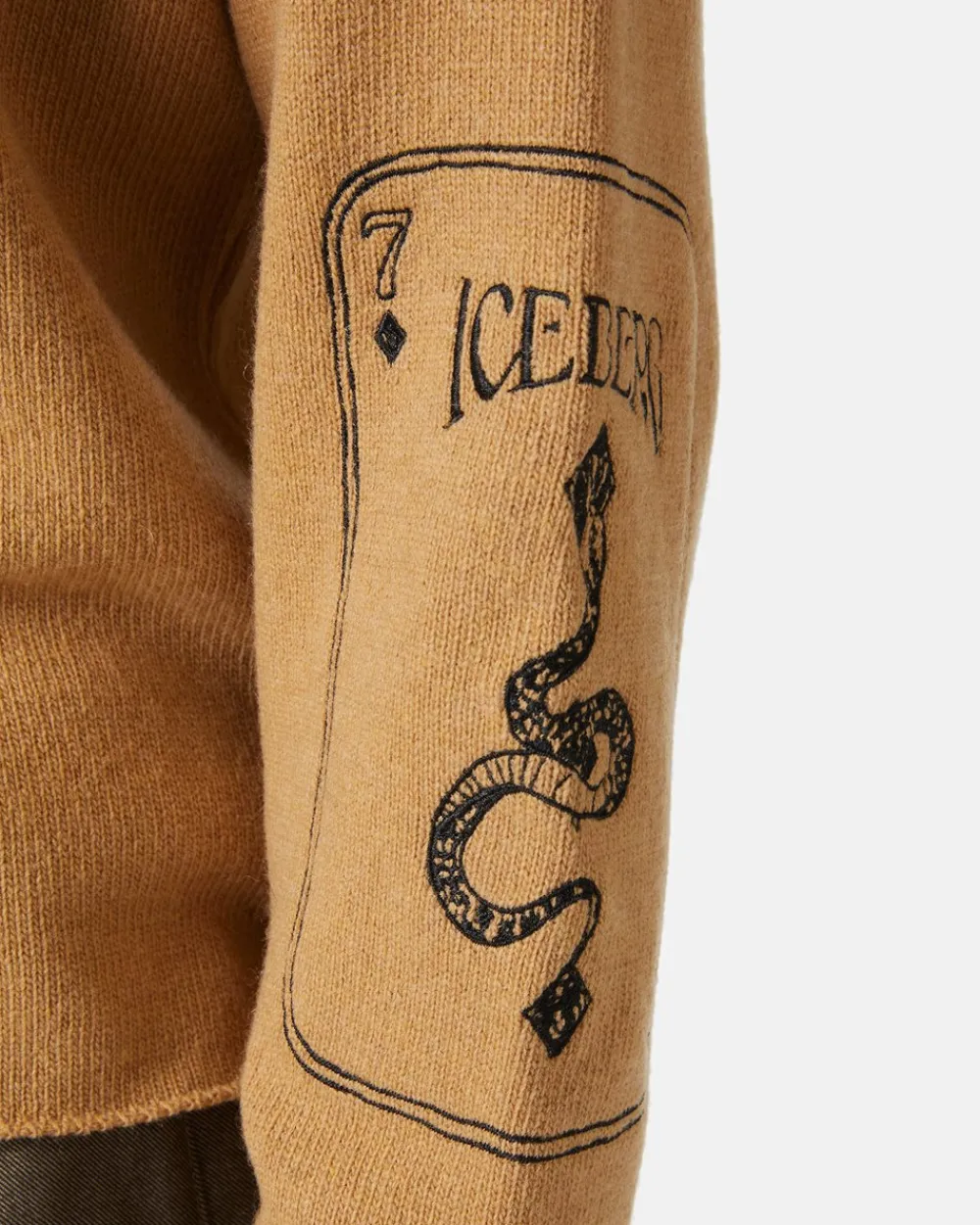 Iceberg Crew-neck Sweater With Embroidered Logo