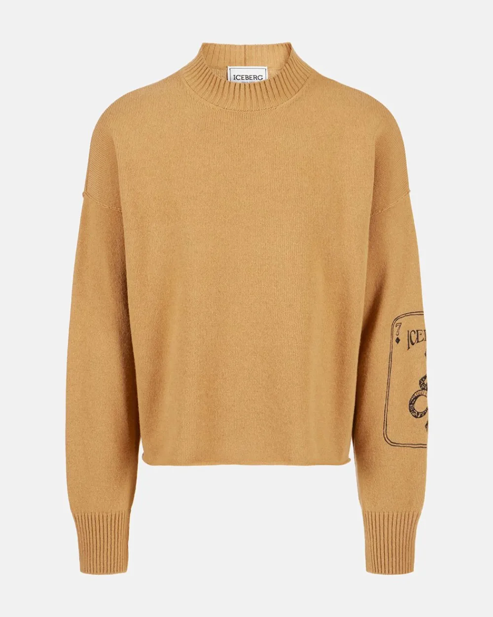 Iceberg Crew-neck Sweater With Embroidered Logo