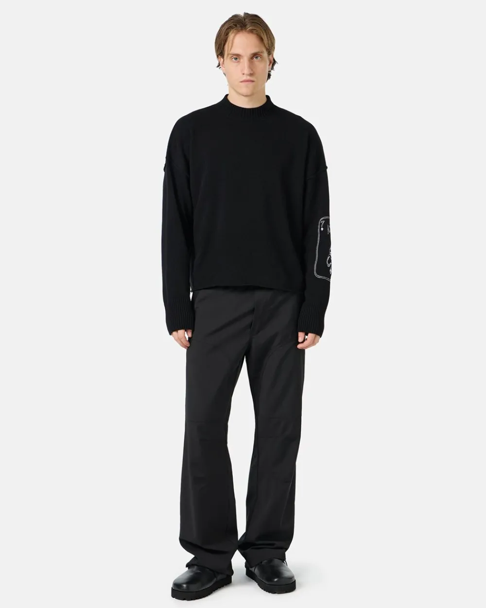 Iceberg Crew-neck Sweater With Embroidered Logo