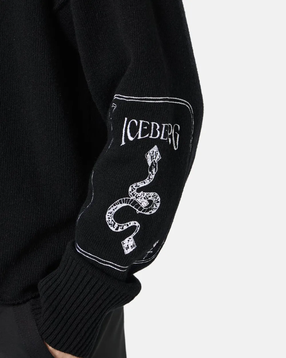 Iceberg Crew-neck Sweater With Embroidered Logo