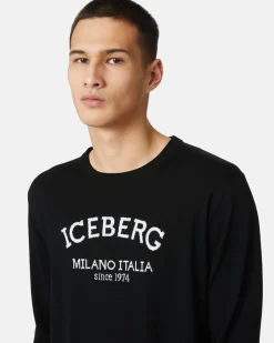 Iceberg Crew-neck Sweater With Logo
