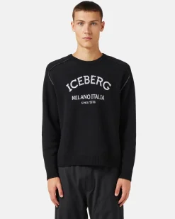 Iceberg Crew-neck Sweater With Logo