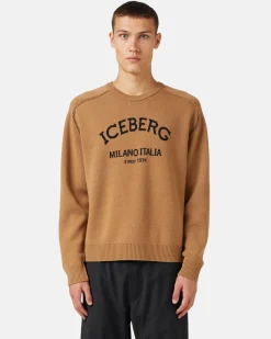 Iceberg Crew-neck Sweater With Logo