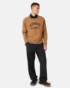 Iceberg Crew-neck Sweater With Logo