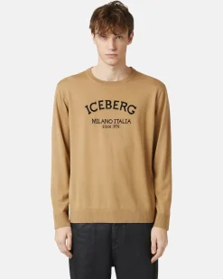 Iceberg Crew-neck Sweater With Logo