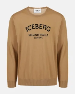 Iceberg Crew-neck Sweater With Logo