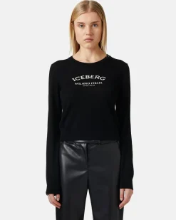 Women Iceberg Crew-neck Sweater With Logo