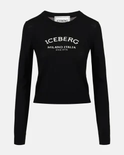 Women Iceberg Crew-neck Sweater With Logo