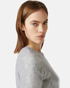 Women Iceberg Crew-neck Sweater With Snake-effect Design