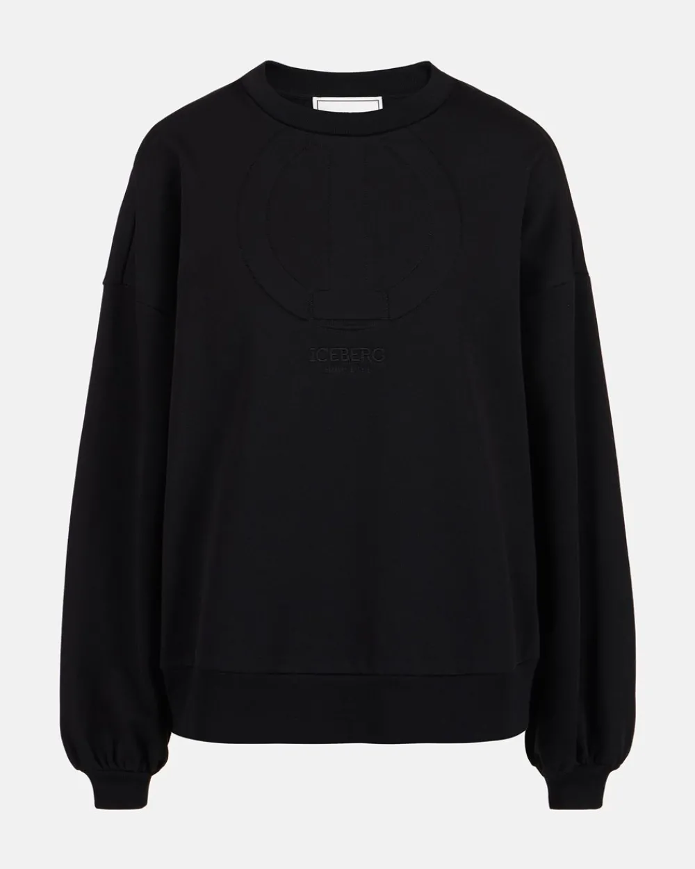 Women Iceberg Crew-neck Sweatshirt In Technical Cotton